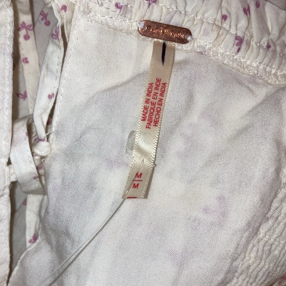 NWOT Free People Gabby mini dress White Size Medium - Picture 3 of 7